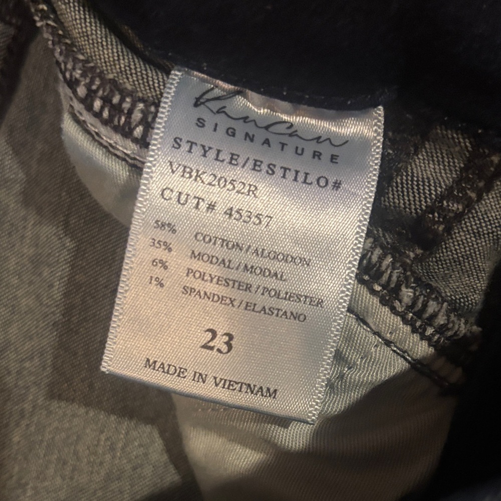 Womens KanCan Signature High Rise Flare Dark Wash Jeans size 23. - Picture 5 of 8